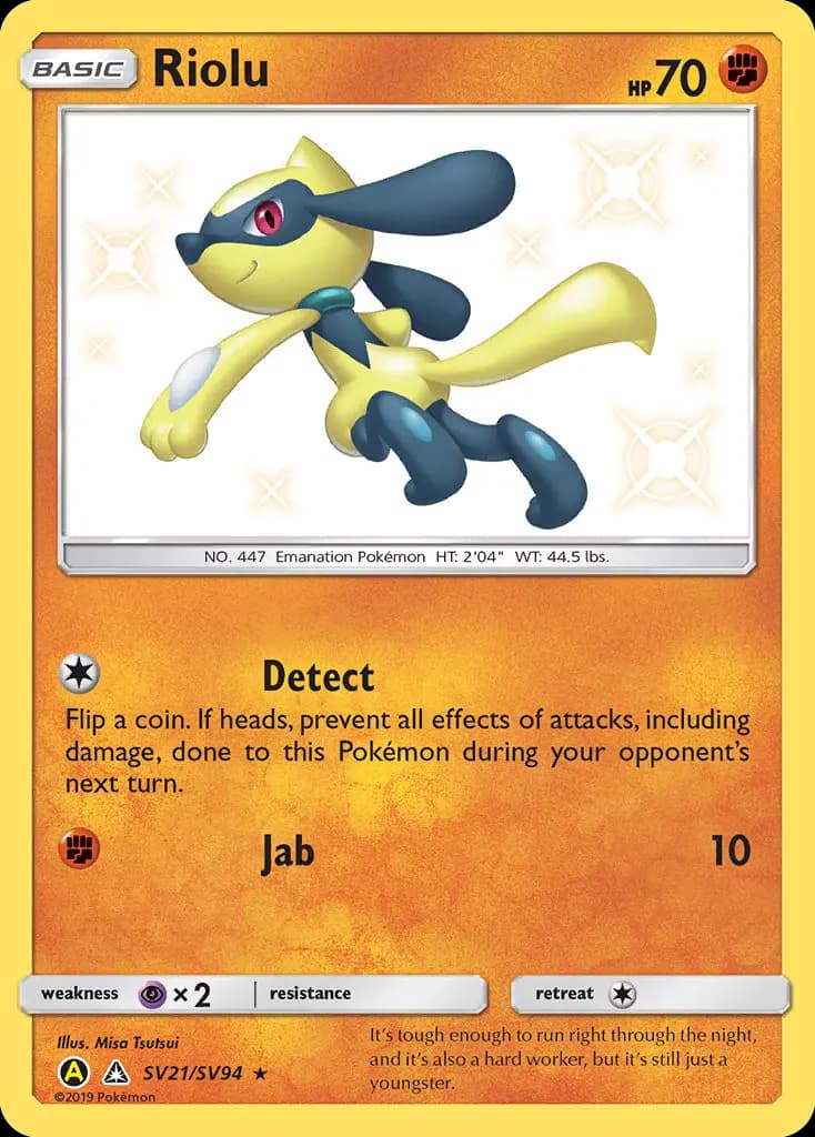 Riolu #SV21 — Hidden Fates