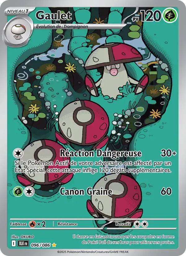 Carte Pokémon Gaulet #096 — Foudre Noire