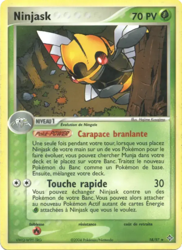 Carte Pokémon Ninjask #18 — Dragon