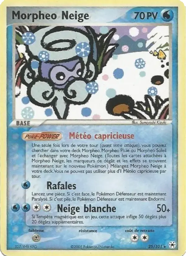 Carte Pokémon Morpheo Neige #25 — Légendes Oubliées