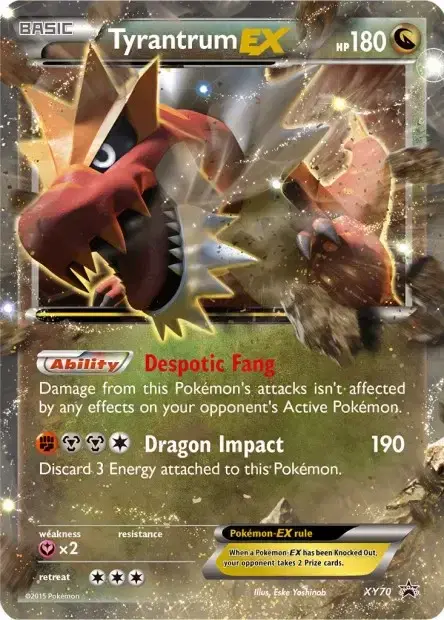 Carte Pokémon Rexillius-EX #XY70 — Jumbo
