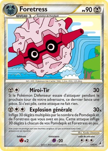 Carte Pokémon Foretress #5 — L'Appel des Légendes