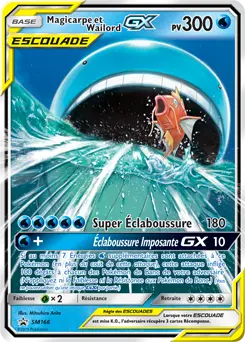 Carte Pokémon Magicarpe et Wailord GX #SM166 — Promos Soleil et Lune