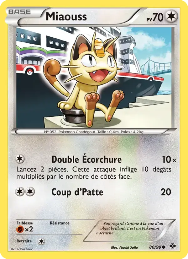 Carte Pokémon Miaouss #80 — Destinées Futures