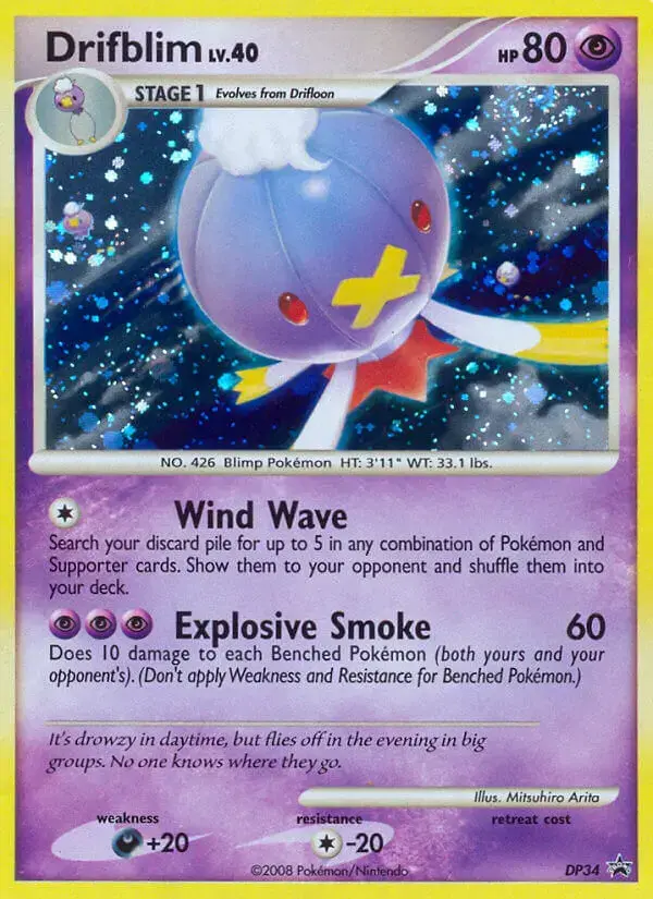 Carte Pokémon Grodrive #DP34 — Promos Diamant et Perle