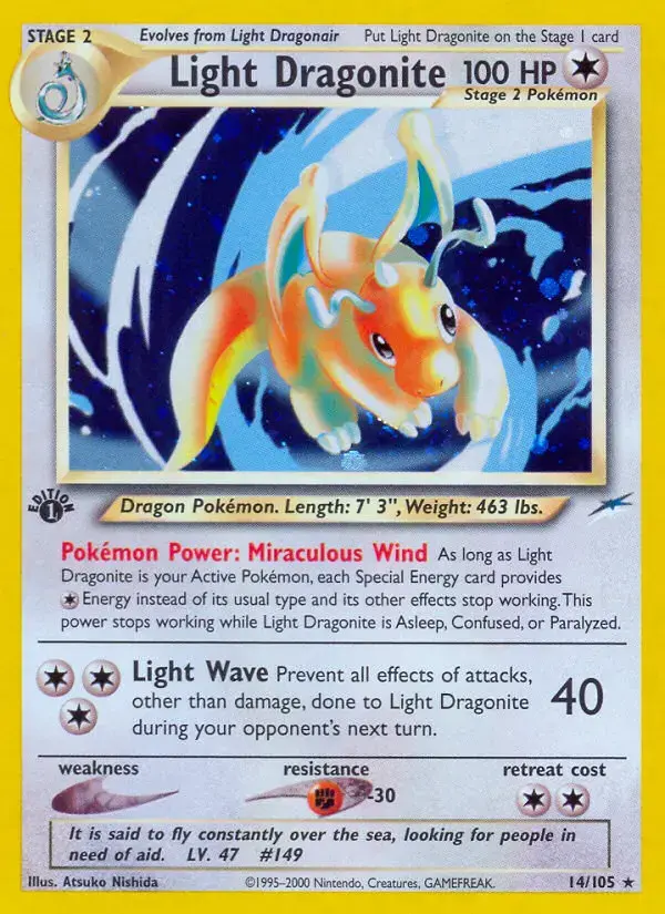 Light Dragonite #14 — Neo Destiny