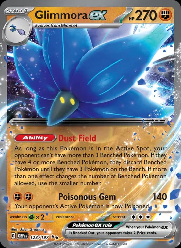 Glimmora ex #123 — Obsidian Flames