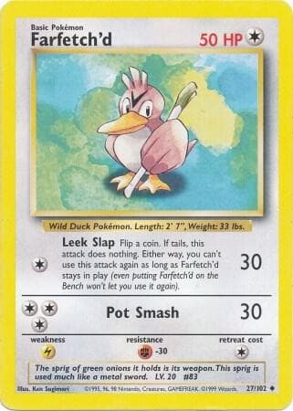 Farfetch'd #27 — Base Set