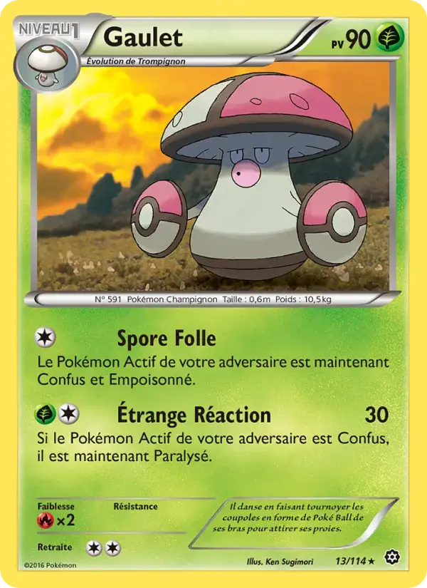 Carte Pokémon Gaulet #13 — Offensive Vapeur