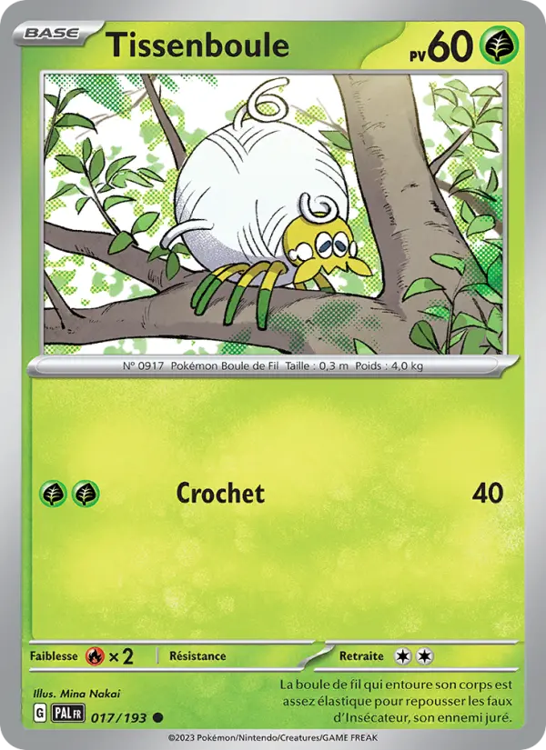 Carte Pokémon Tissenboule #017 — Évolutions à Paldea