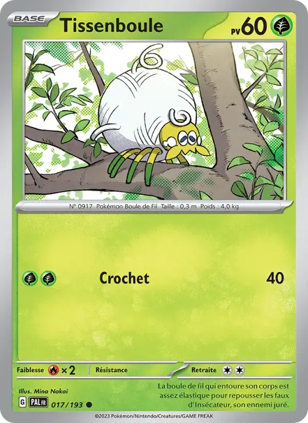 Carte Pokémon Tissenboule #017 — Évolutions à Paldea