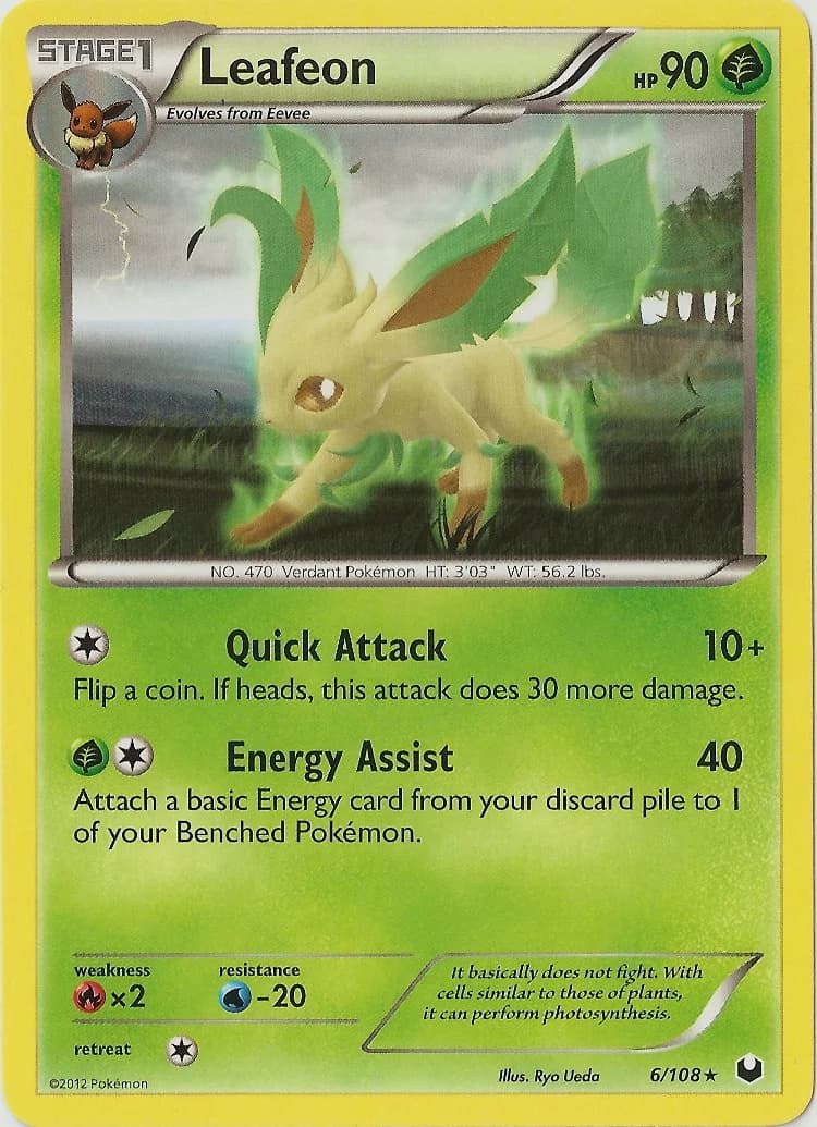 Carte Pokémon Phyllali #1 — 2013 Promo McDonald's