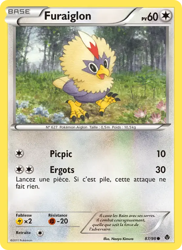 Carte Pokémon Furaiglon #87 — Pouvoirs Émergents