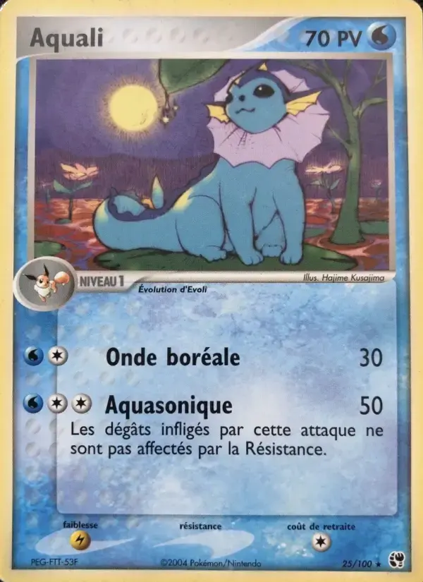 Carte Pokémon Aquali #25 — Tempête de Sable