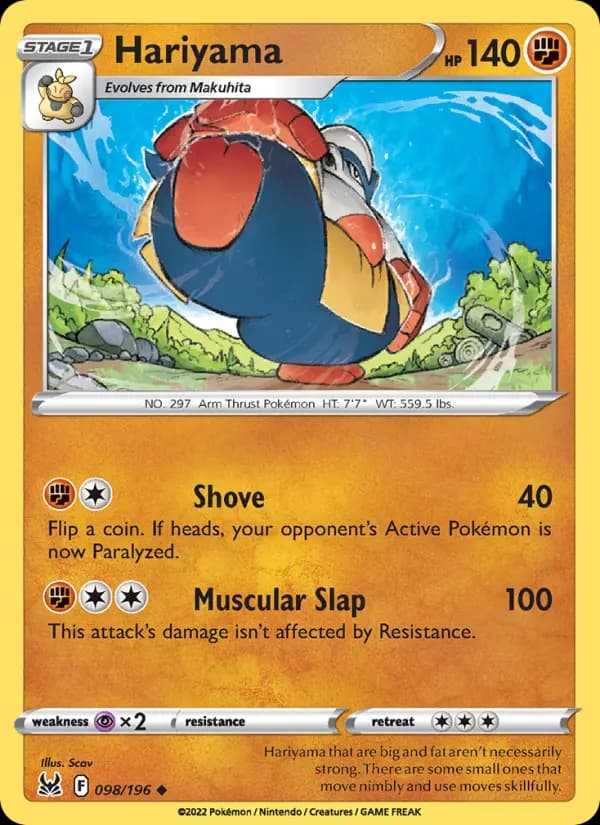 Hariyama #098 — Lost Origin