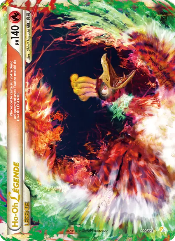 Carte Pokémon Ho-Oh LÉGENDAIRE #111 — HeartGold SoulSilver