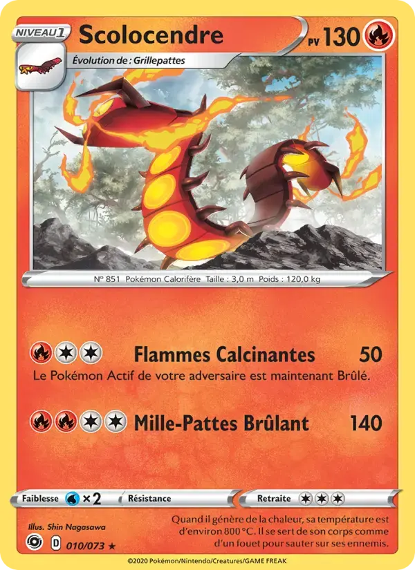 Carte Pokémon Scolocendre #10 — La Voie du Maître