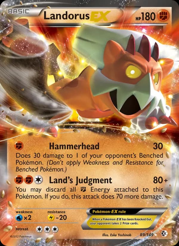 Landorus-EX #89 — Boundaries Crossed