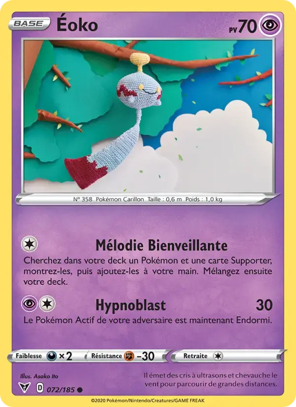 Carte Pokémon Éoko #72 — Voltage Éclatant