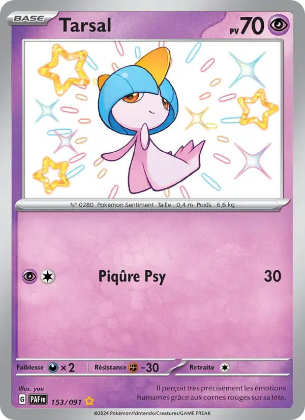 Carte Pokémon Tarsal #153 — Destinées de Paldea