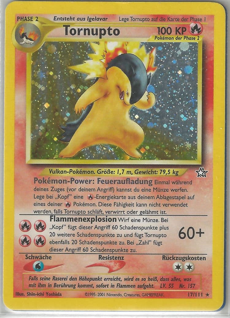 Carte Pokémon Typhlosion #17 — Neo Genesis