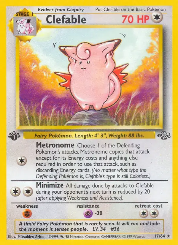 Clefable #17 — Jungle