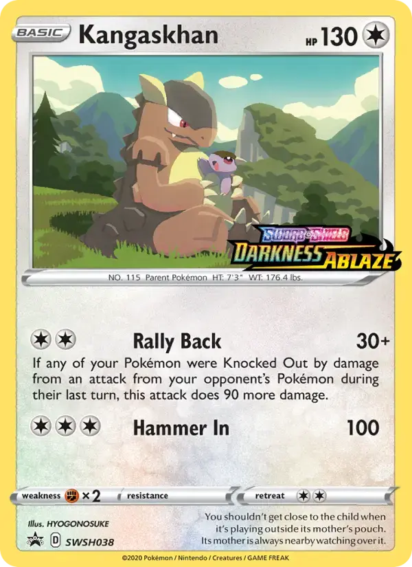 Kangaskhan #SWSH038 — Sword & Shield Promos