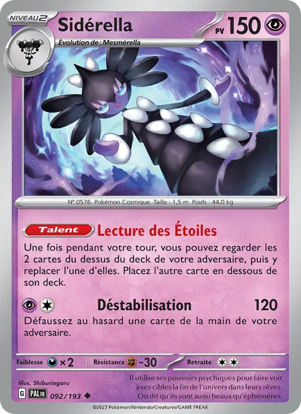 Carte Pokémon Sidérella #092 — Évolutions à Paldea