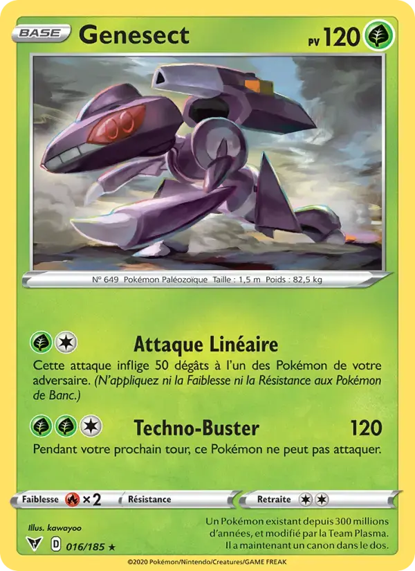 Carte Pokémon Genesect #16 — Voltage Éclatant