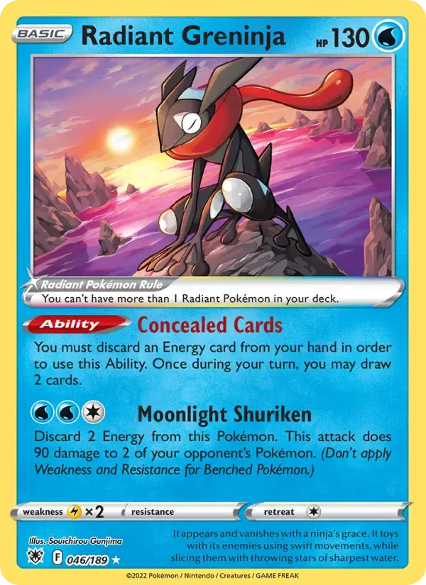 Radiant Greninja #046 — Astral Radiance