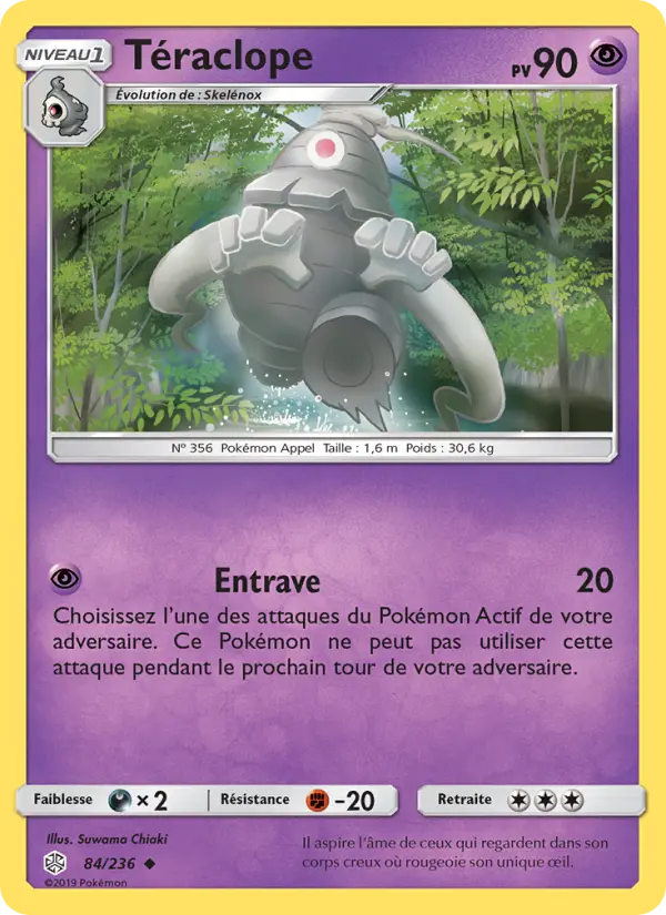 Carte Pokémon Téraclope #84 — Éclipse Cosmique