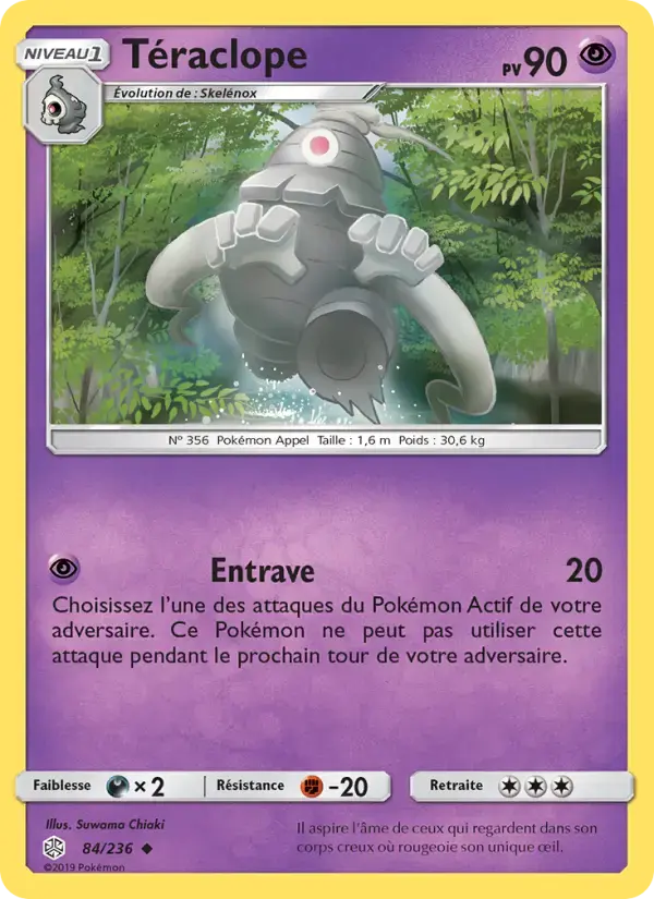Carte Pokémon Téraclope #84 — Éclipse Cosmique