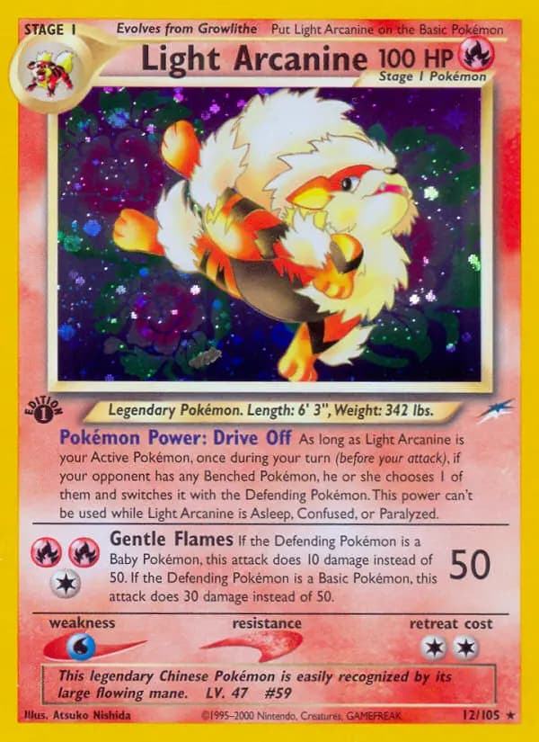 Light Arcanine #12 — Neo Destiny