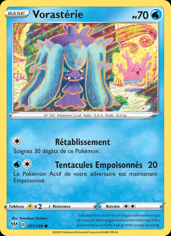 Carte Pokémon Vorastérie #51 — Ténèbres Embrasées