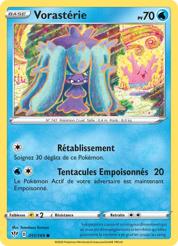 Carte Pokémon Vorastérie #51 — Ténèbres Embrasées