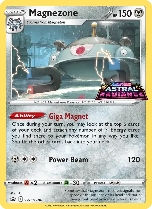 Magnezone #SWSH208 — Sword & Shield Promos