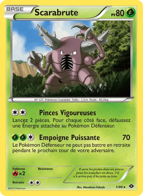 Carte Pokémon Scarabrute #1 — Destinées Futures