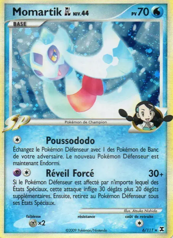 Carte Pokémon Momartik  Niv. 44 #6 — Rivaux Émergeants