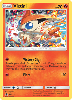 Carte Pokémon Victini #SM225 — Promos Soleil et Lune