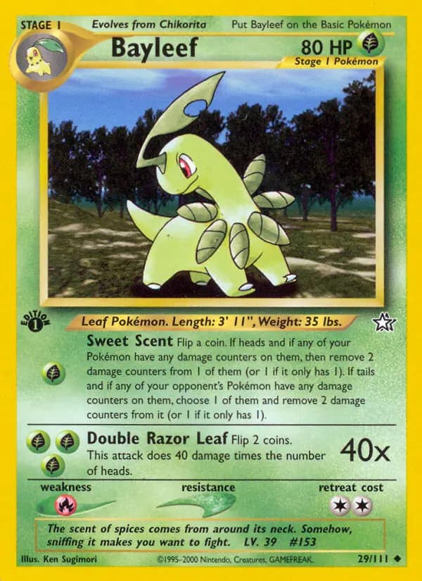 Bayleef #29 — Neo Genesis