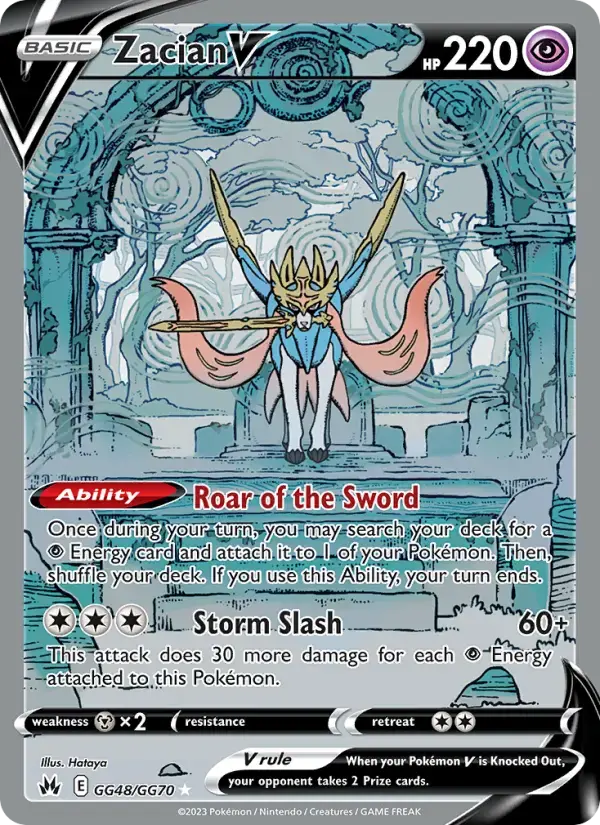 Zacian V #GG48 — Crown Zenith