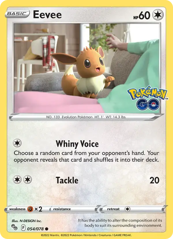 Eevee #054 — Pokémon GO