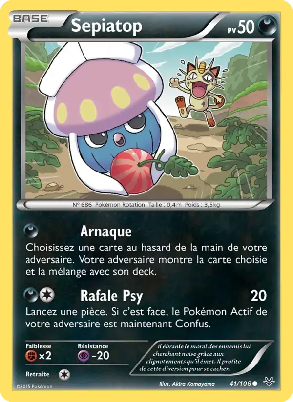 Carte Pokémon Sepiatop #41 — Ciel Rugissant