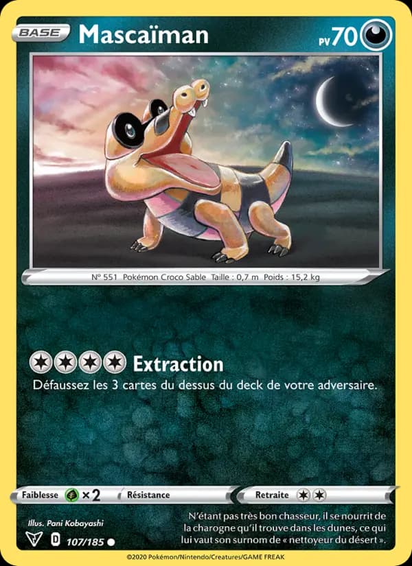 Carte Pokémon Mascaïman #107 — Voltage Éclatant