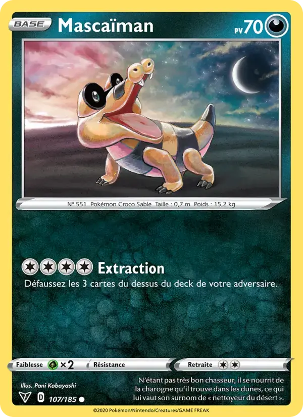 Carte Pokémon Mascaïman #107 — Voltage Éclatant