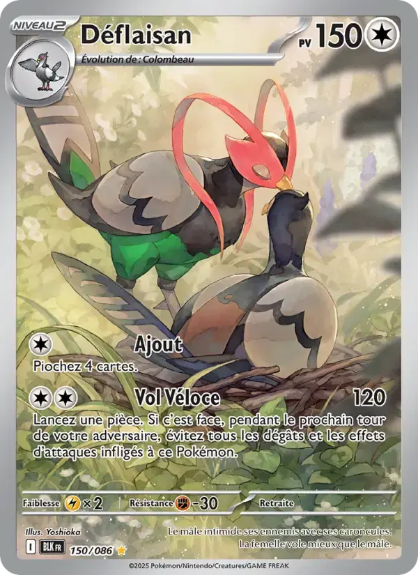 Carte Pokémon Déflaisan #150 — Foudre Noire