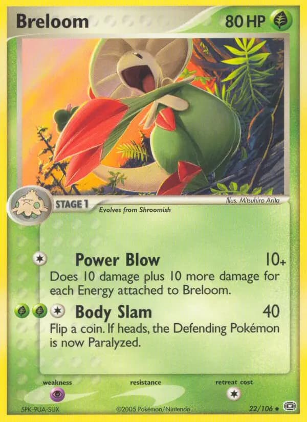 Breloom #22 — Emerald