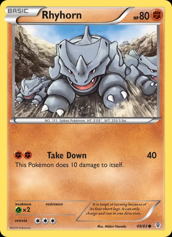 Rhyhorn #49 — Generations