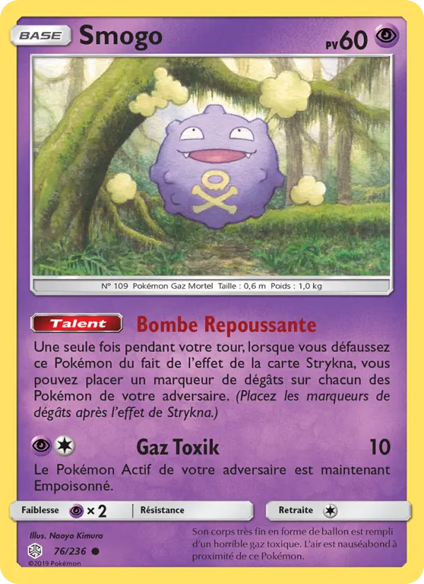Carte Pokémon Smogo #76 — Éclipse Cosmique