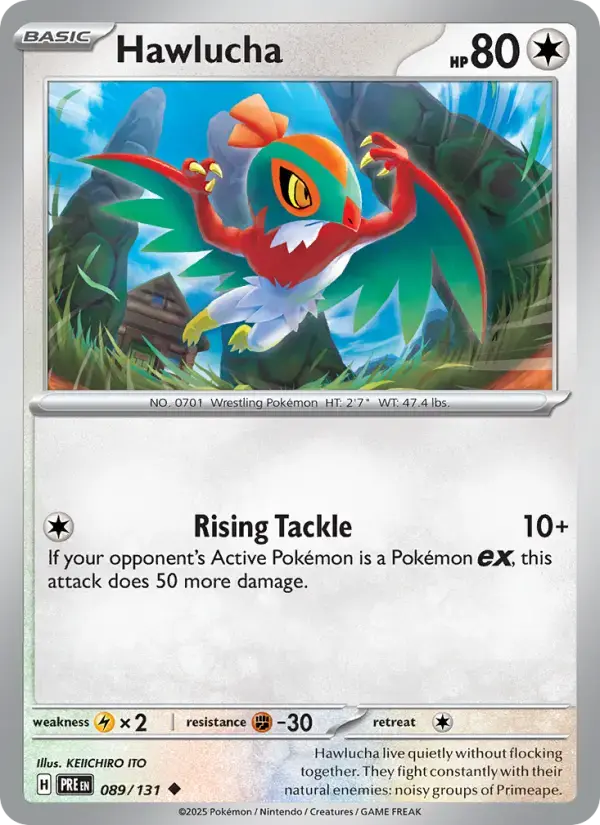 Hawlucha #089 — Prismatic Evolutions